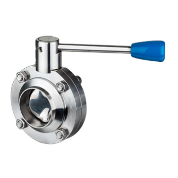 Welded butterfly valve